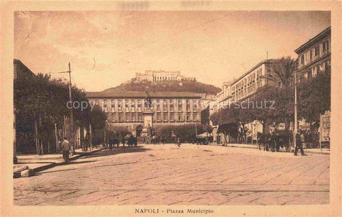 NAPOLI Neapel Naples IT Piazza Municipio