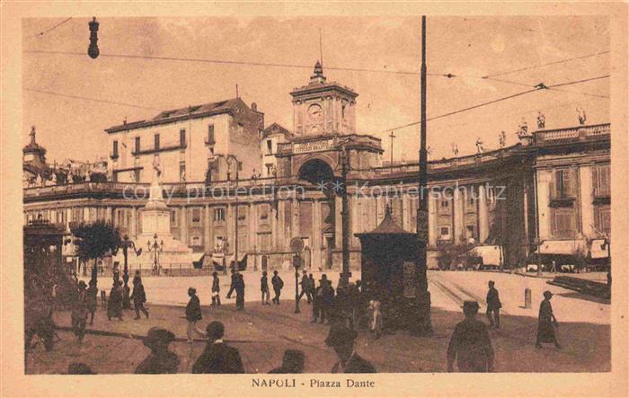 NAPOLI Neapel Naples IT Piazza Dante