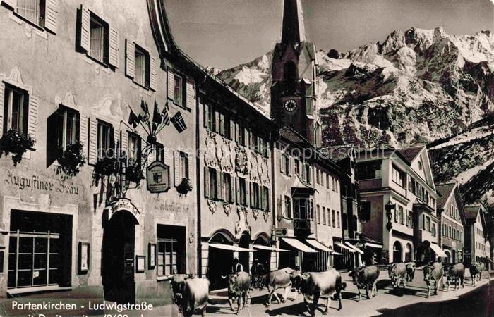Partenkirchen GARMISCH-PARTENKIRCHEN Ludwigstrasse Damenkapelle Viehtrieb