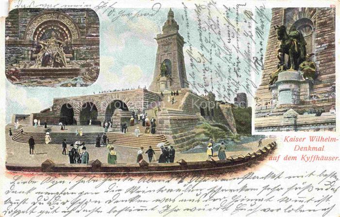 Bad Frankenhausen Thueringen Kaiser Wilhelm-Denkmal auf dem Kyffhaeuser