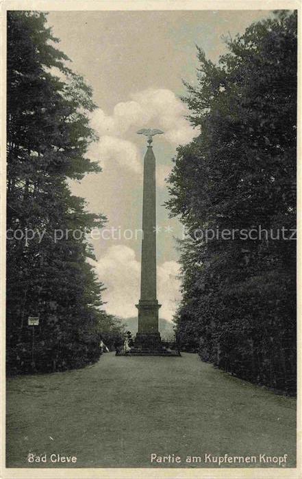 Bad Cleve KLEVE Partie am Kupfernen Knopf Denkmal