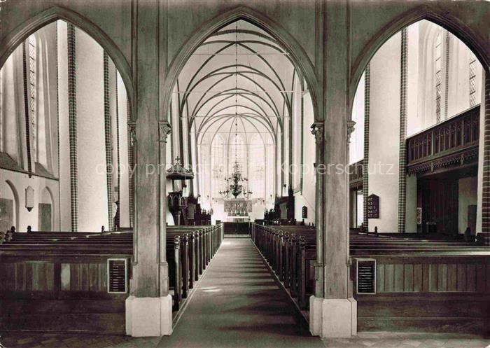 Bardowick Lueneburg Niedersachsen Dom Innenansicht Gotischer Teil 14. Jhdt.