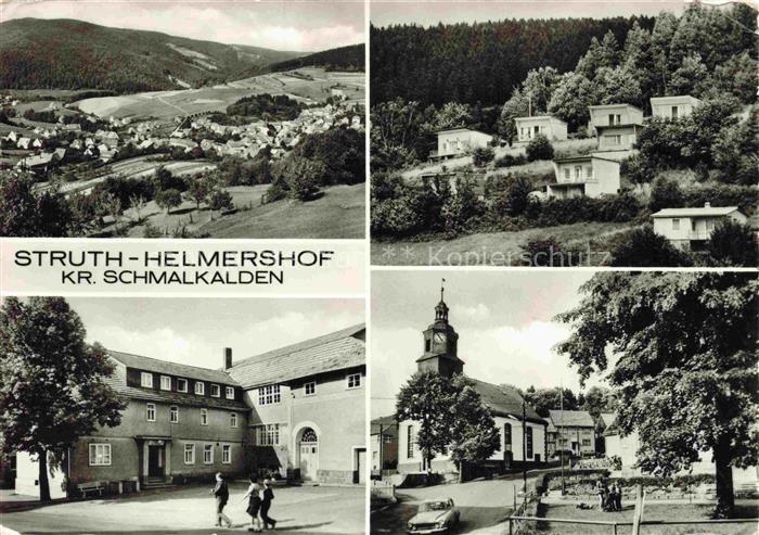 Helmershof Struth-Helmershof Floh-Seligenthal Panorama Bungalows Kirche