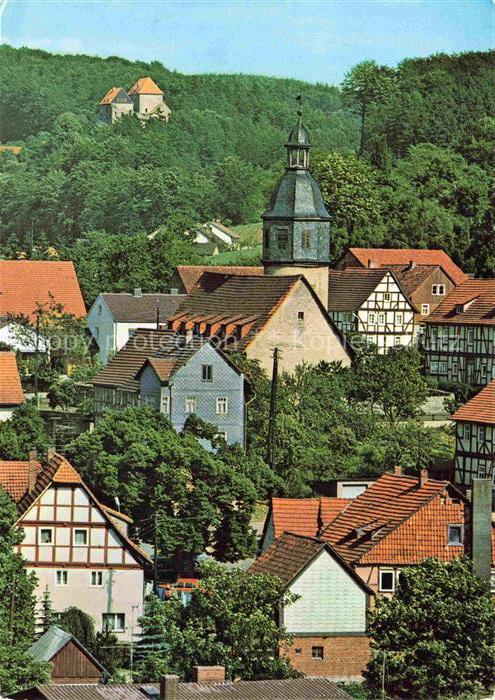 Nentershausen Hessen Ansicht mit Kirche