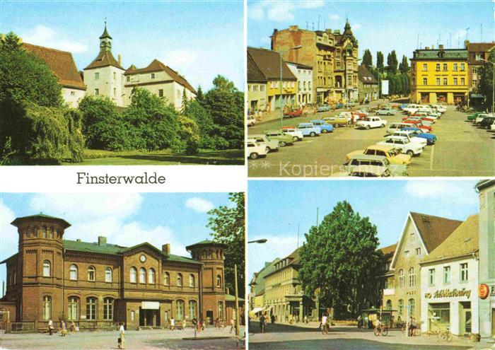 Finsterwalde Brandenburg Schloss Markt Bahnhof Ernst-Thaelmann-Strasse