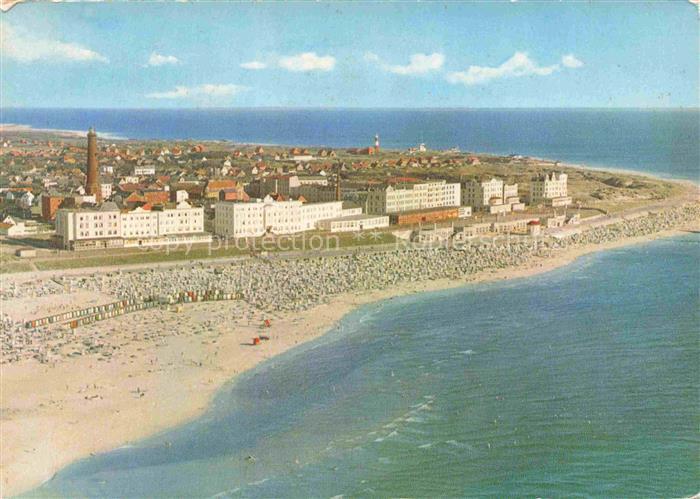 BORKUM Nordseebad Panorama Strand