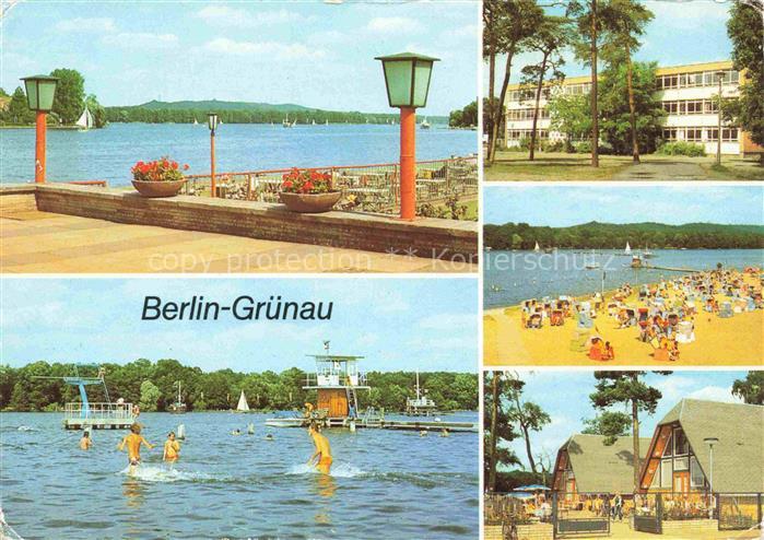 Gruenau TREPTOW-KoePENICK BERLIN Regattagelaende Strandbad Bernard-Koenen-Obersc