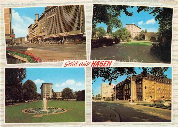 HAGEN  Westfalen NRW Motive Stadtzentrum