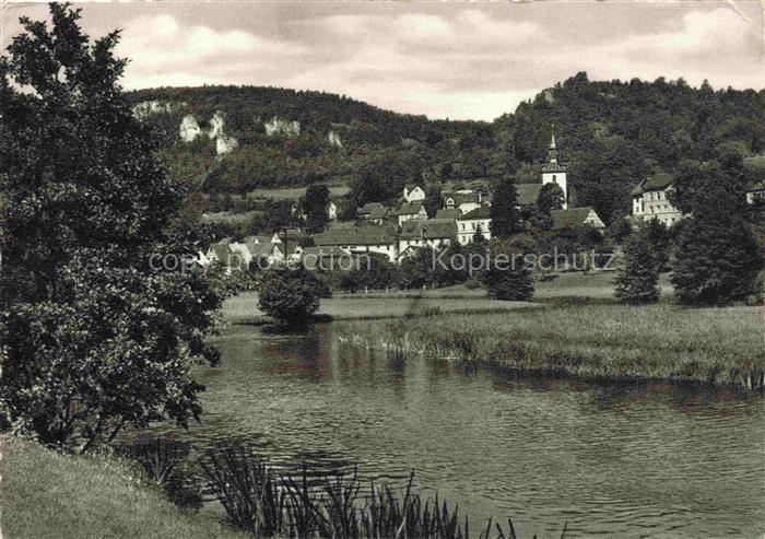 Muggendorf Fraenkische Schweiz Partie an der Wiesent