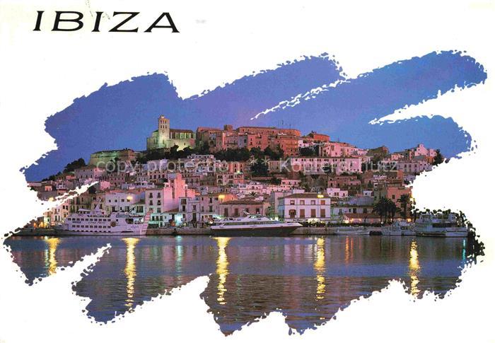 IBIZA Islas Baleares ES La ciudad de noche