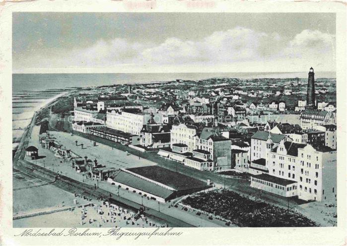 BORKUM Nordseebad Panorama Strand