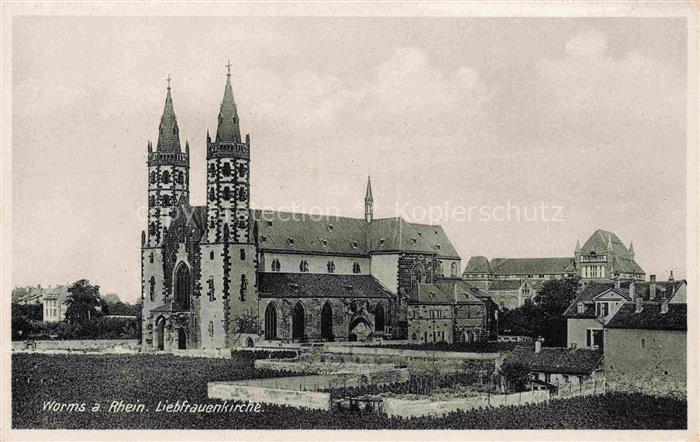WORMS Rhein Liebfrauenkirche