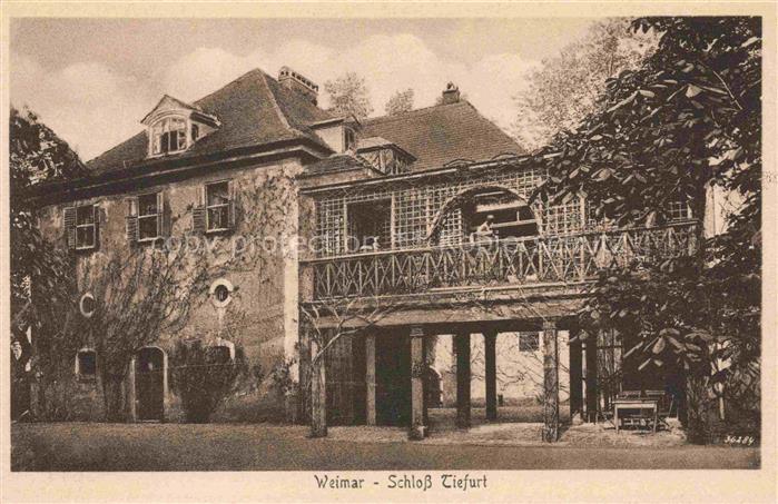 WEIMAR  Thueringen Schloss Tiefurt
