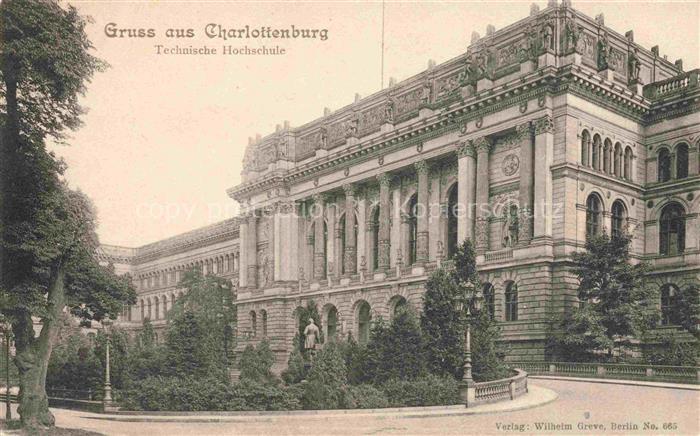 CHARLOTTENBURG-WILMERSDORF BERLIN Technische Hochschule