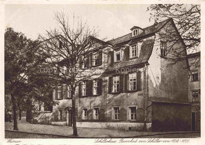 WEIMAR  Thueringen Schillerhaus