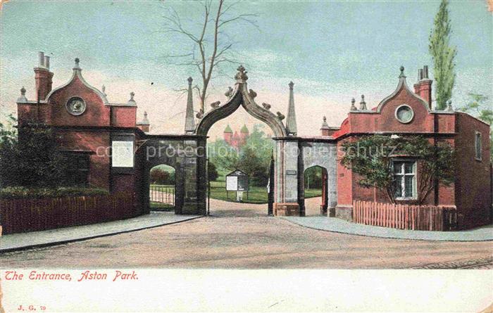 Aston Birmingham UK Aston Park The Entrance