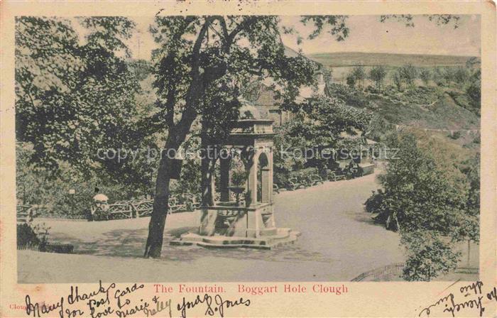 MANCHESTER  UK The Fountain Boggart Hole Glough