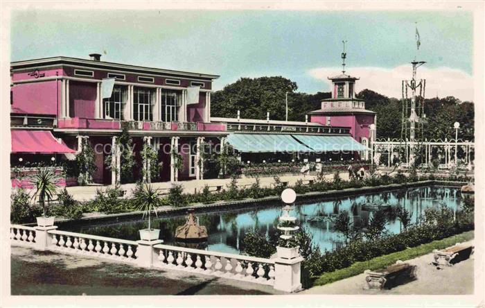 GoeTEBORG Sweden Liseberg Huvudrestaranten och Spegeldammen