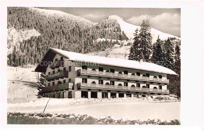 Spitzingsee 1130m Schliersee Bayern Mayerhof Berggasthof und Hotel