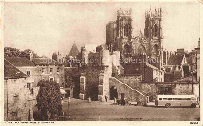 York  UK Bootham Bar and Minster