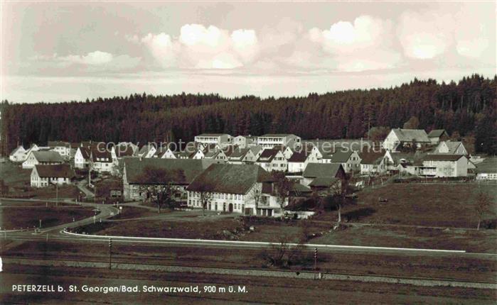 Peterzell St Georgen Schwarzwald Panorama