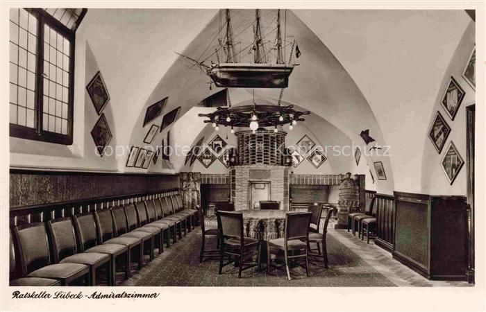 LueBECK  CITY Ratskeller Admiralszimmer