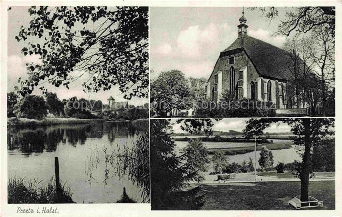 Preetz Holstein Schleswig-Holstein Seepartie Kirche Park