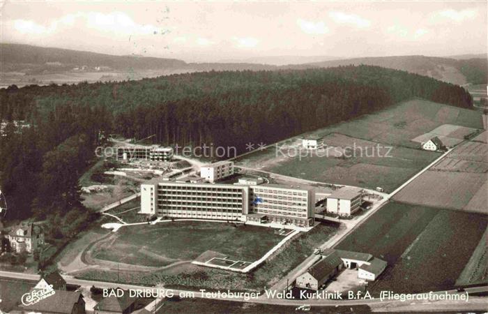 BAD DRIBURG Kurklinik der BfA Fliegeraufnahme