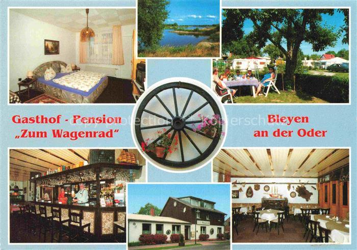 Bleyen-Genschmar Oder Brandenburg Gasthof Zum Wagenrad Gastraeume Bar Garten