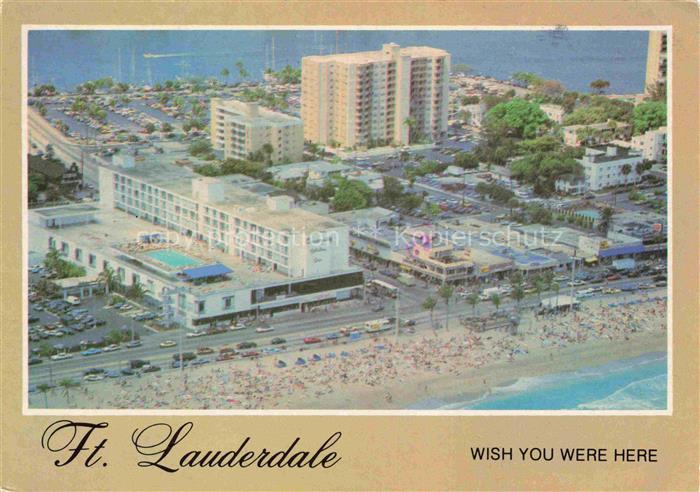 Fort Lauderdale Florida USA Fliegeraufnahme Atlantic Ave and East Las Olas Blvd