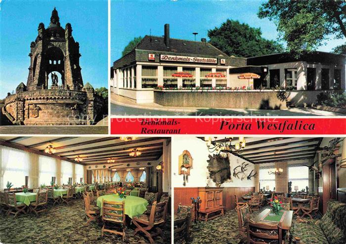 PORTA WESTFALICA NRW Kaiser Wilhelm Denkmal Denkmals Gaststaette Gastraeume
