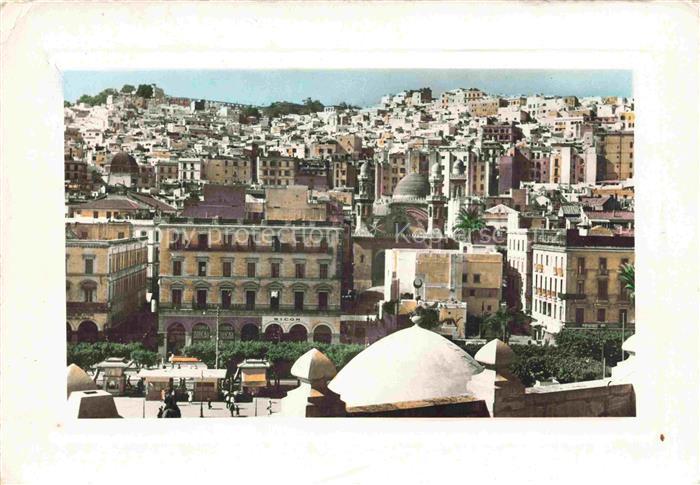 ALGER  Algerie Panorama sur la Casbah