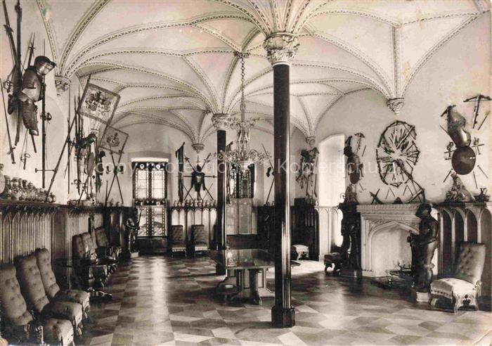 Stolzenfels Schloss Koblenz Rhein Grosser Rittersaal