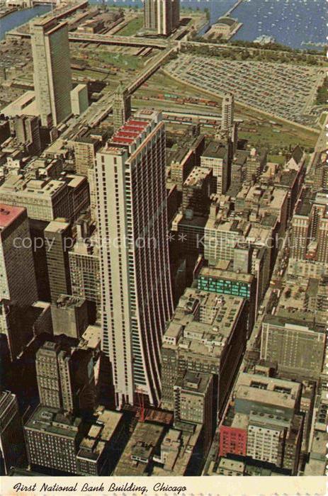CHICAGO  Illinois USA The First National Bank Building Fliegeraufnahme