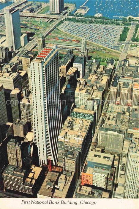 CHICAGO  Illinois USA The First National Bank Building Fliegeraufnahme
