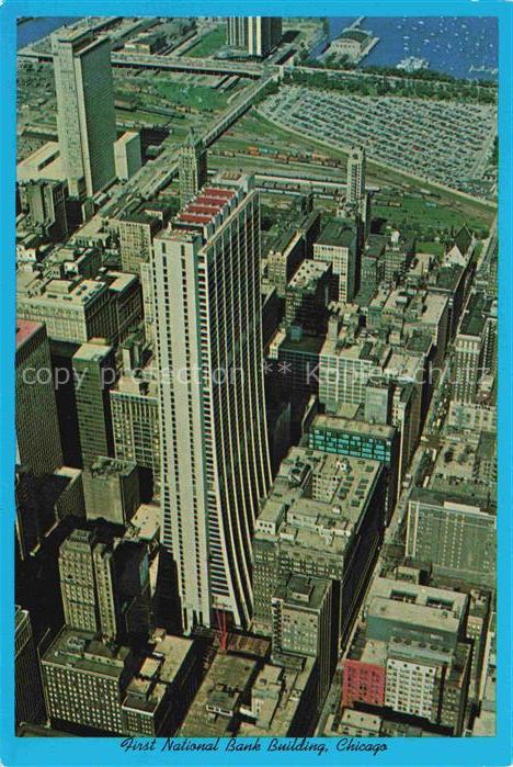 CHICAGO  Illinois USA The First National Bank Building Fliegeraufnahme