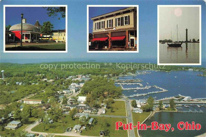 Put-in-Bay Ottawa Ohio USA Fliegeraufnahme Teilansichten