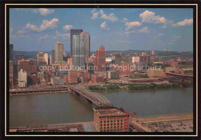 Pittsburgh Pennsylvania USA City Skyline from Mount Washington