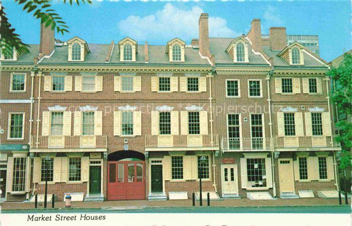 PHILADELPHIA  Pennsylvania USA Market Street Houses