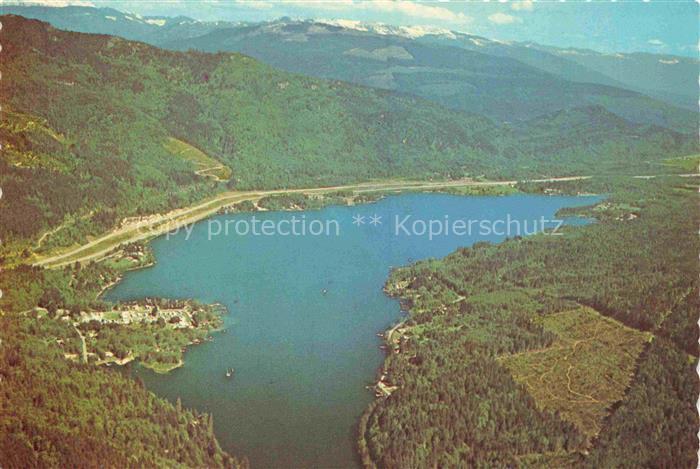 Bellingham Washington USA Lake Samish on Interstate Highway Fliegeraufnahme