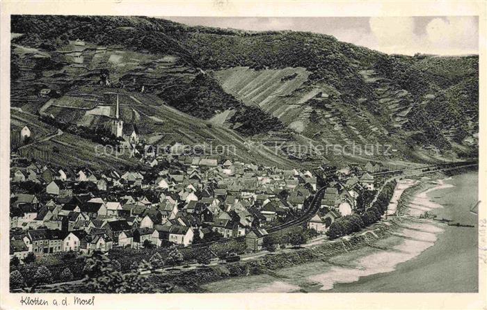 Klotten Mosel Cochem-Zell Rheinland-Pfalz Vogelansicht