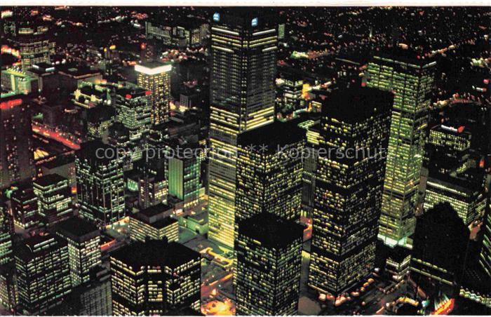 TORONTO Canada Sicht von der Stadt Nacht