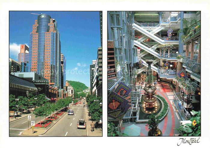 MONTREAL  QUEBEC Canada Place Trust Exterieure Interieure Outside Inside