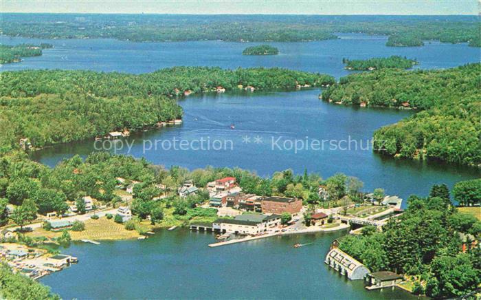 Port Carling Ontario Canada Vogelansicht Oben