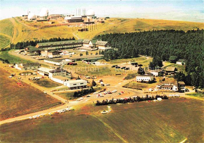 Wasserkuppe Rhoen Hessen Naturpark Luftaufnahme