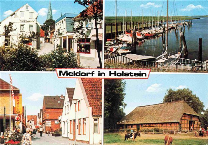 Meldorf Dithmarschen Schleswig-Holstein Hafen Pferdehof Stadt
