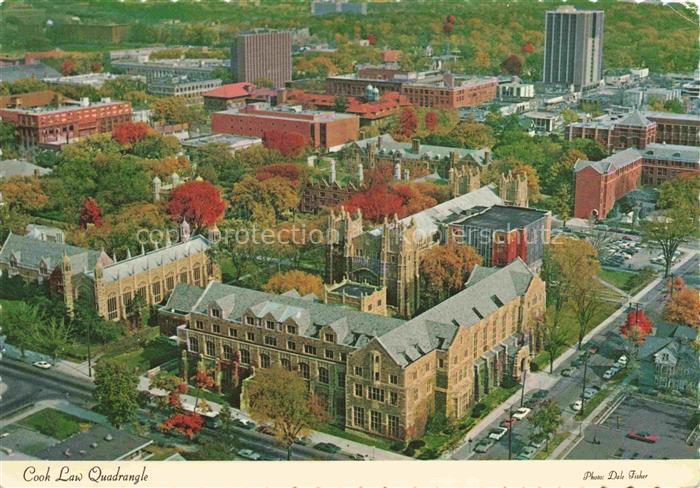 Ann Arbor Michigan USA Cook Law Quadrangle Luftaufnahme