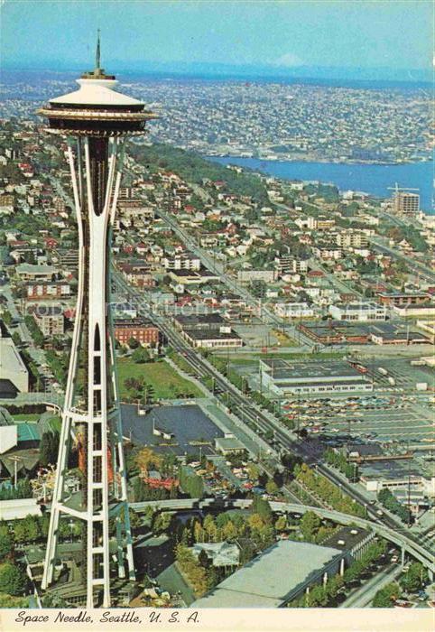 Seattle Washington USA Space Needle Mount Baker