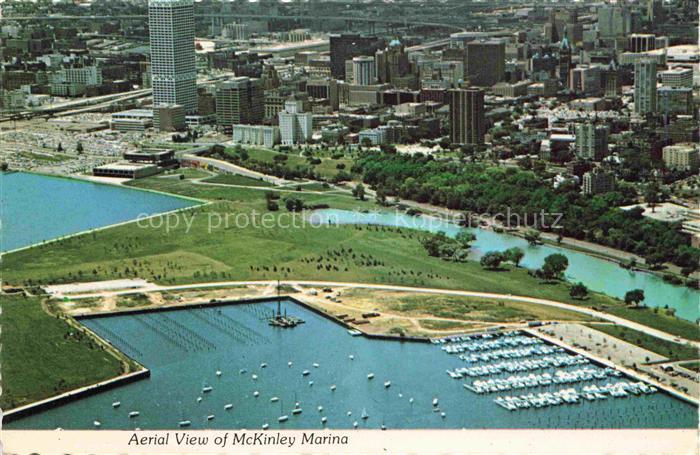 Milwaukee  Wisconsin USA McKinley Marina Aerial