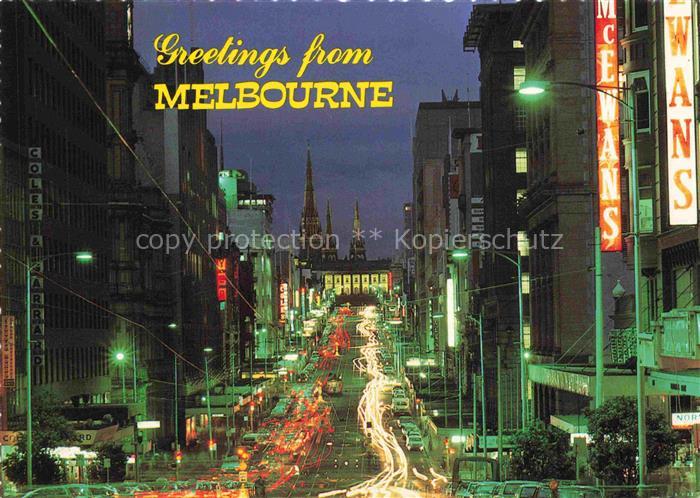 MELBOURNE  Victoria Australia Bourke Street City